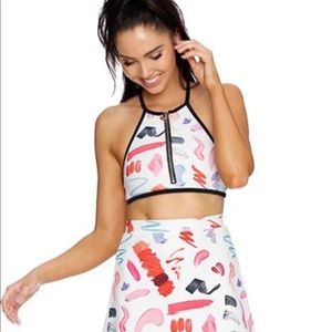 ✨SALE✨Black Milk Let's Make Up Crop